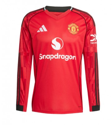 Manchester United Replika Hjemmebanetrøje 2025-26 Langærmet